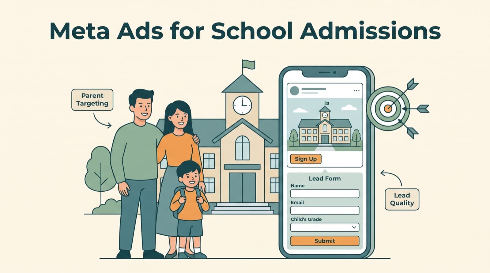 Meta Ads for School Admissions: Parent Targeting That Works